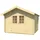 Weka Gartenhaus 209 3,33 x 3,1 x 2,61 m natur