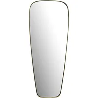 FineBuy Wandspiegel FineBuy Flurspiegel Rechteckig Gold 100 cm Spiegel