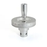 Handrad aus Aluminiumlegierung, Handrad mit drehbarem Griff, Aluminium-Fräsmaschinengriff für Fräsmaschinen-Drehmaschine (6 mm)