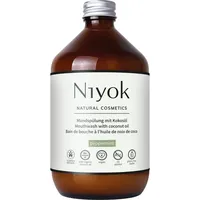 Niyok Mundspülung mit Kokosöl Pfefferminze 500 ml