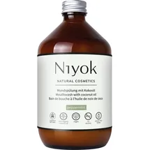 Niyok Mundspülung mit Kokosöl Pfefferminze 500 ml