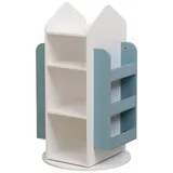 Home Deluxe Kinderregal Juna 60 x 60 x 105,3 cm MDF blau