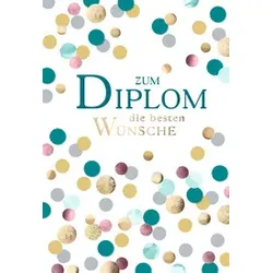 Glückwunschkarte z. Diplom geprägt 60-6818 Bild