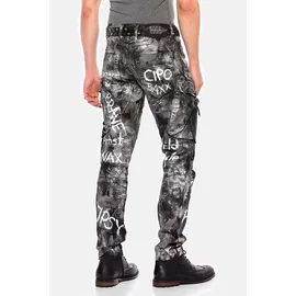 Cipo & Baxx Regular Fit Schwarz 34/32