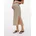 Maxirock Gestreift Beige 40