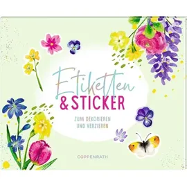 Coppenrath Verlag Stickerb.: Etiketten & Sticker (Immer her mit d. sch. Leben)