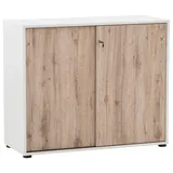 MÖBELPARTNER Serie 400 Aktenschrank 100,1 x 41,0 x 83,6 cm braun