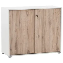 MÖBELPARTNER Serie 400 Aktenschrank 100,1 x 41,0 x 83,6 cm braun