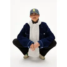 ARMEDANGELS Faarlo Tweed Schal (Größe ONE SIZE, grau)