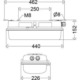 Schuch Licht EX-LED-Notleuchte e856F L20/1/2 DIMDI