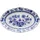 Hutschenreuther Zwiebelmuster Platte 35 cm oval  blau
