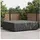vidaXL Gartenmöbelabdeckung 260 x 260 x 70 cm Schwarz