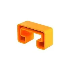 OBO 1122902 Schutzkappe gespritzt zu Schiene MS 21 41x21 Polyethylen pastellorange RAL 2003 MS4121 SK  - 25 Stück