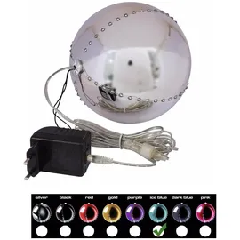 Europalms LED Snowball 15cm, eisblau