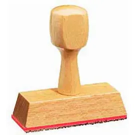 kompatible Ware Textstempel, individualisierbar ohne Logo, 1 St.