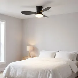 GLOBO Deckenventilator 1-flg. Ø 61 cm schwarz