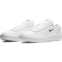 Nike Court Vintage Sneaker Herren in white-black-total orange, 42.5