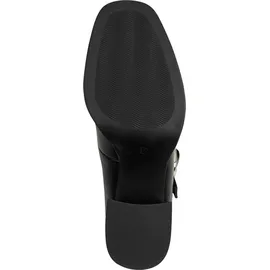 Marco Tozzi Damen Pumps mit Riemen Elegant mit Blockabsatz, Schwarz (Black), 40 EU