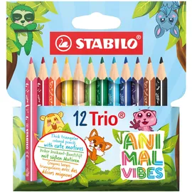 Stabilo Trio dick kurz 12 St. mehrfarbig
