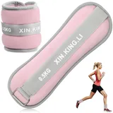 WPPQWP — XIN.KING.LI Gewichtsmanschetten Set Hand und Fuß, Ankle Weights, 1 Paar, 0.5kg,Rosa, Entworfen für Kinder und Frauen, Geeignet Für Fitness, Tanztraining, Joggen