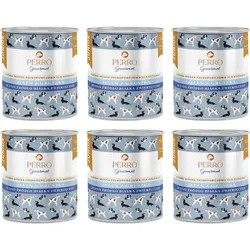 PERRO Gourmet Hirsch mit Birne Junior 6x800g Mono-Protein Welpenfutter