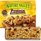 Nature-Valley Proteinriegel Protein, 4 Riegel, Erdnuss und Schokolade, je 40g, pro Riegel 10g Protein