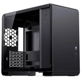 Jonsbo U4 Mini Micro-ATX-Gehäuse, Tempered Glass - schwarz