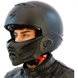 Scorpion Exo-Combat II Solid mattschwarz L