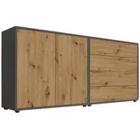 BMG Möbel Sideboard Mailand Set 3 Schubladenkommode Kommode in