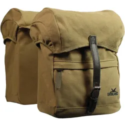 Greenlands Doppelte Fahrradtasche Reisetasche 40 Liter 30 x 37 x 17 cm beige|cremefarben|WEISS 40 LITER