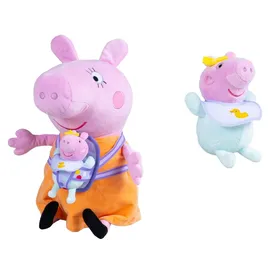 Simba Peppa Wutz Mama mit Evie 33 cm Rosa