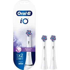 Oral-B iO Ersatzköpfe Radiant White Aufsteckbürste 2 St.