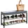 VCM Taliro 90 x 48 x 30 cm schwarz / blau, Sitzbank, Eiche
