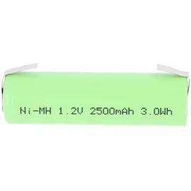 AccuCell Akku passend für den Braun 3731 Akku, 3738 Akku 50,1 x 14,4mm, 1,2 Volt und 2500mAh