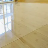 YUJIANHUAA Bodenschutzmatte Bürostuhlunterlage,Bodenmatte Stuhlunterlage Transparent,Klar Hartboden Matte,Transparent Office Home Bodenschutz Matte Chairmats,Rectangle durchsichtig (60x90cm)