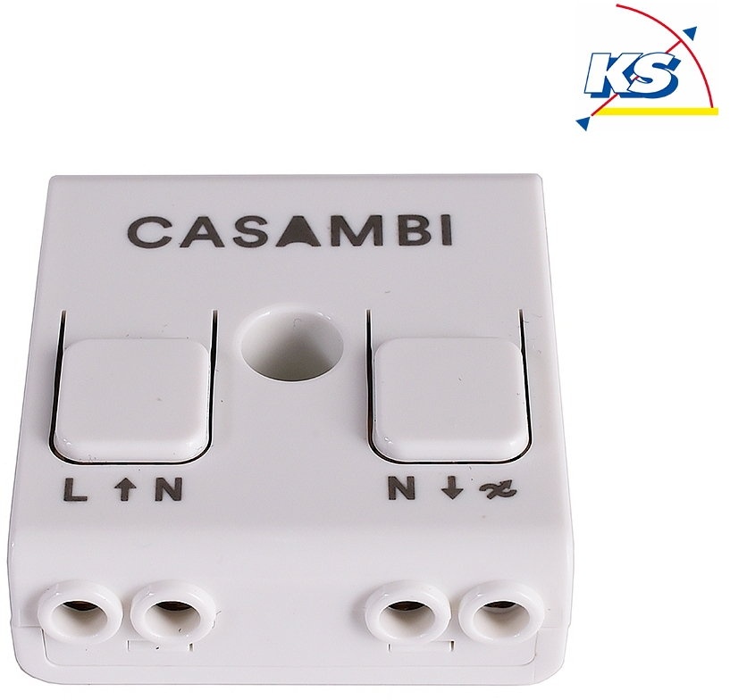 CASAMBI Bluetooth Controller CBU-TED, Input: 220-240V AC, LED 50W / Halogen: 150W, Phasenabschnitt-Dimmung D-843008
