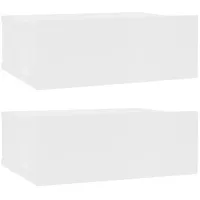 vidaXL Hängenschrank 2 Stk. 40 x 30 x 15 cm Weiß