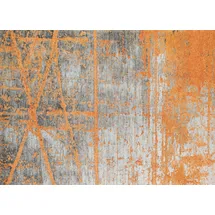 Wash+Dry Rustic 170 x 240 cm grau/orange