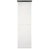 Home Affaire Garderobenpaneel »Basilico«, aus massiver Kiefer, FSC®, Breite 60 cm, mit Kleiderstange, Holzhaken