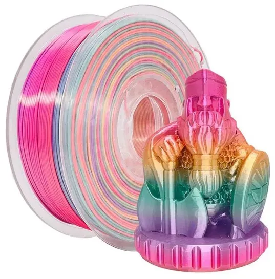 Rainbow-Silk PLA 1.75 mm 1 kg Pink