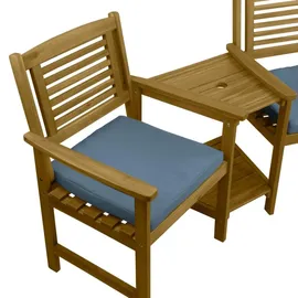 Jardí Doppel Gartenbank 165 x 76 x 102 cm Braun