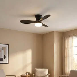 GLOBO Deckenventilator 1-flg. Ø 61 cm schwarz