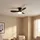 GLOBO Deckenventilator 1-flg. Ø 61 cm schwarz