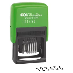 COLOP Ziffernstempel Printer S226 Greenline grün