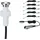 Paulmann Plug & Shine Set 5 LED-Einbauleuchten MicroPen II Edelstahl