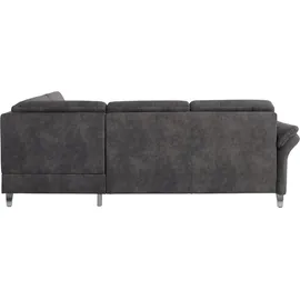 sit&more Eckcouch grau 2-Sitzer