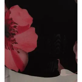 Aniston SELECTED Midikleid Geblümt Schwarz/Rot 40