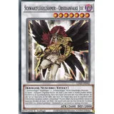 LDS2-DE042 - Schwarzflügelzähmer - Obsidianfalke Joe - Common - DE - im Set mit Ultrapro Toploader - Yugioh