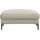 flexlux Pouf Belle Polsterhocker 95 x 43 x 73 cm Weiß