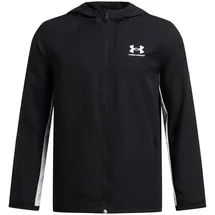 Under Armour Rival Woven Jungen Midlayer, schwarz - YSM